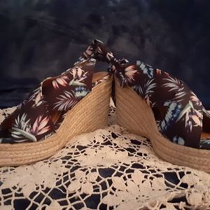 Charlotte Russe Fabric Wedge